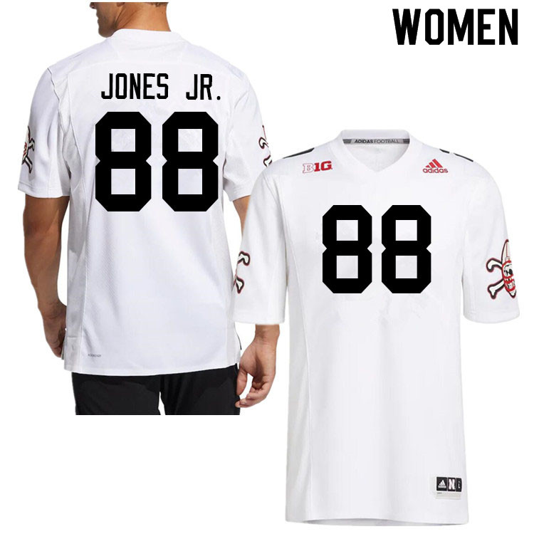 Women #88 Victor Jones Jr. Nebraska Cornhuskers College Football Jerseys Sale-Strategy - Click Image to Close